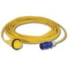 MARINCO 50' Cordset with European Plug, 16A 230V, Yellow