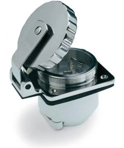 MARINCO Inlet, 16A 230V, Stainless Steel