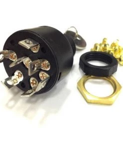 SIERRA 4-Position Push To Choke Magneto Ignition Switch, Accessory-Off-Run-Start