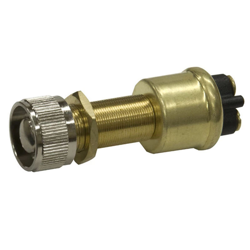 SIERRA Recessed Plunger Button, Mom On-Off, SPST 1 SIERRA Recessed Plunger Button, Mom On-Off, SPST