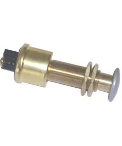 SIERRA Chrome Plated Brass Face Nut, Mom On-Off, SPST