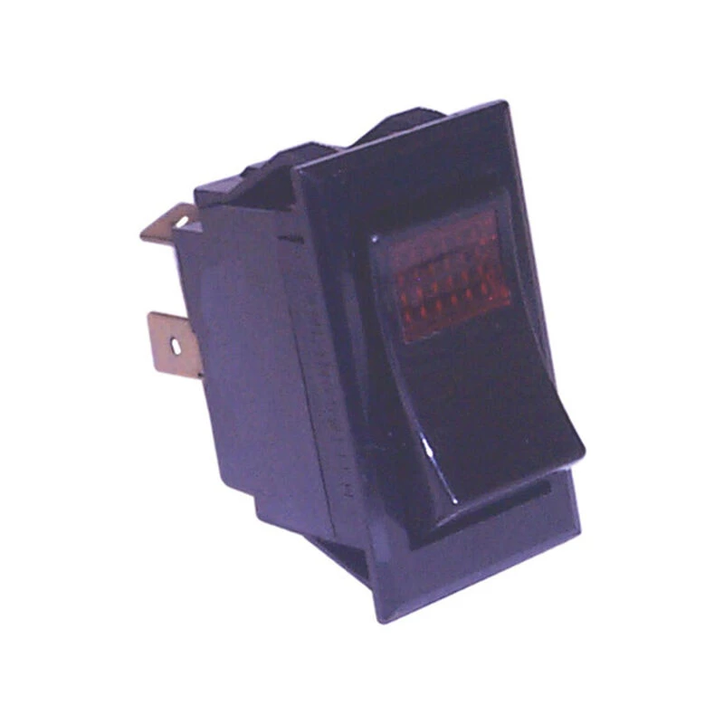 SIERRA Rocker Switch Illuminated, Mom On-Off, SPST 1 SIERRA Rocker Switch Illuminated, Mom On-Off, SPST