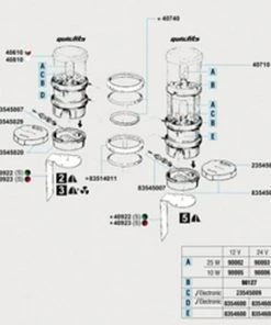 AQUA SIGNAL Latch Bracket for Series 40, 50 Navigation Lights