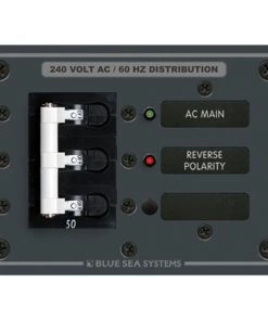 BLUE SEA SYSTEMS 120/240V AC Main Circuit Breaker Panel