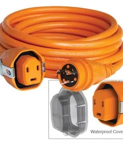 SMARTPLUG 25' Dual Configuration Cordset, 30A, Orange