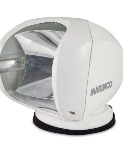 MARINCO Precision Spotlight, White Wireless Remote Spotlight, 12/24V