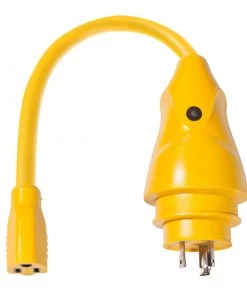 MARINCO EEL Pigtail Adapter, 30A 125V Male to 15A 125V Female
