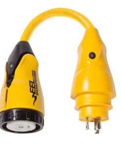 MARINCO EEL Pigtail Adapter, 30A 125V Male to 50A 125V Female