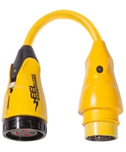 MARINCO EEL Pigtail Adapter, 50A 125/250V Male to 30A 125V Female