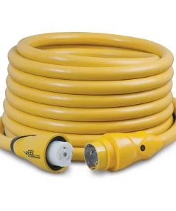 MARINCO 50' EEL 3 Conductor ShorePower Cordset, 50A 125V, Yellow