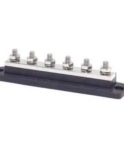 BLUE SEA SYSTEMS MaxiBus 250A Marine Busbar, 6 x 5/16 Stud