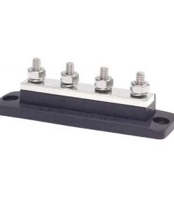 BLUE SEA SYSTEMS MaxiBus 250A Marine Busbar, 4 x 5/16 Stud