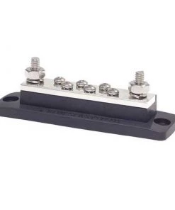 BLUE SEA SYSTEMS MaxiBus 250A Marine Busbar, 6 x 10/24 Stud