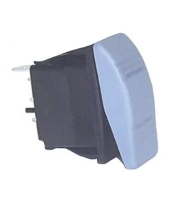 SIERRA Contura® III Illuminated Weather-Resistant Rocker Switches, Black & Gray Paddles