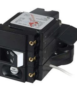 BLUE SEA SYSTEMS A-Series ELCI Main 30A Circuit Breaker, Double Pole 120V AC