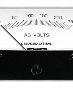BLUE SEA SYSTEMS AC Voltmeter, 0 to 250V AC