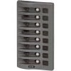 BLUE SEA SYSTEMS WeatherDeck® Waterproof Circuit Breaker Panel, 8 Position