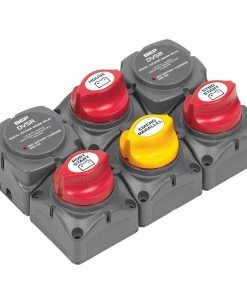 BEP MARINE Battery Distribution Cluster for Twin Outboard Engine,Three Battery Banks