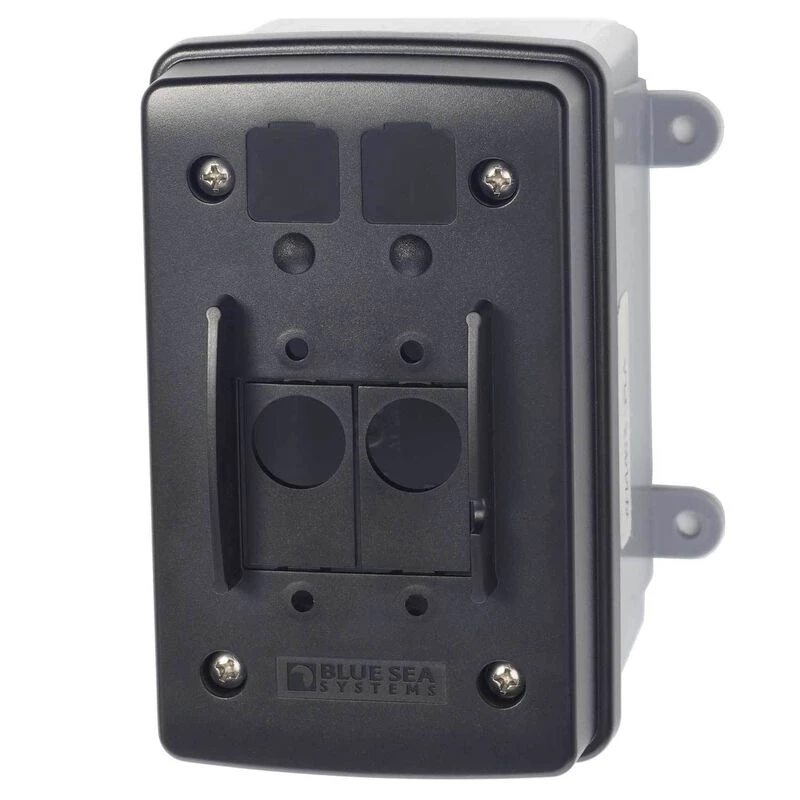 BLUE SEA SYSTEMS Mounting Enclosure for Single and Double Toggle Circuit Breaker 1 BLUE SEA SYSTEMS Mounting Enclosure for Single and Double Toggle Circuit Breaker