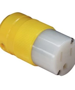 MARINCO Nylon Female Connector, 15A 125V, Yellow