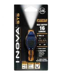 NITE IZE Microlight STS Swipt-To-Shine LED Light, Blue