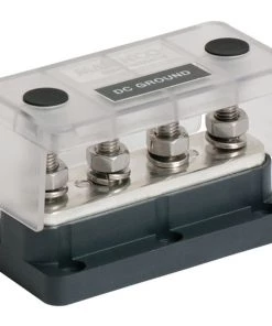 MARINCO 500A Pro Installer Heavy Duty Bus Bar, 4-Stud