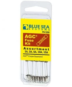 BLUE SEA SYSTEMS AGC Fuse Kit, 5-Piece
