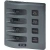BLUE SEA SYSTEMS WeatherDeck&reg; Waterproof Switch Panel, Four-Position