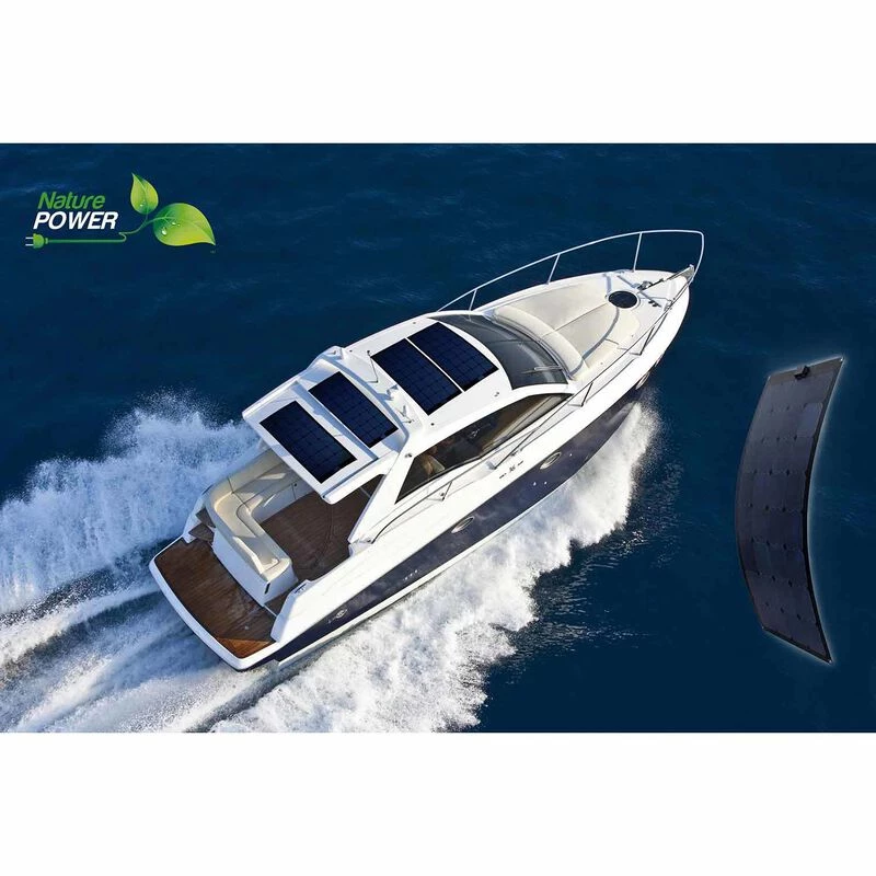 NATURE POWER Semi-Flexible 15W Monocrystalline Solar Panel 2 NATURE POWER Semi-Flexible 15W Monocrystalline Solar Panel - Image 2