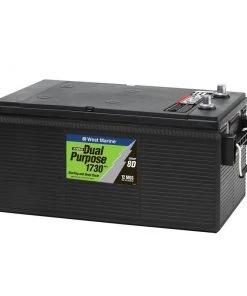 WEST MARINE Dual-Purpose Flooded Marine Battery, 1730 MCA, Group 8D