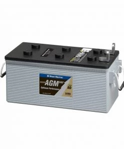 WEST MARINE L-Terminal Dual-Purpose AGM Battery 245 Amp Hours, Group 8D