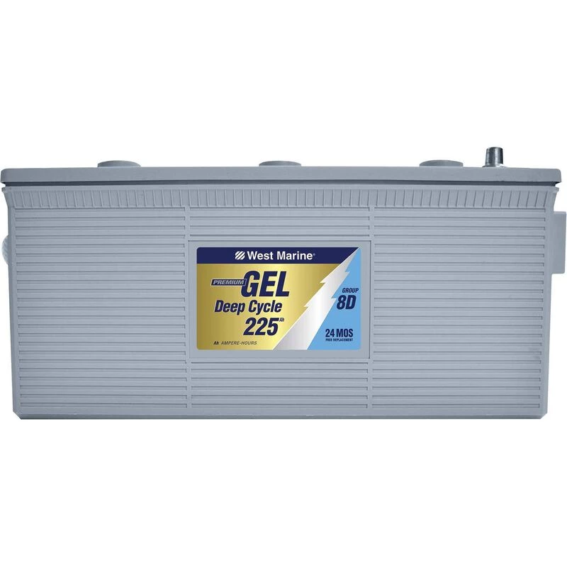 WEST MARINE Group 8D Gel Deep Cycle Marine Gel Battery, 225 Amp Hours 2 WEST MARINE Group 8D Gel Deep Cycle Marine Gel Battery, 225 Amp Hours - Image 2