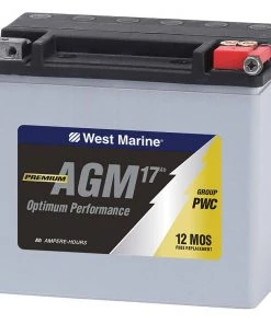 WEST MARINE Group PWC AGM Battery for Personal Watercraft, 17.5 Amp Hours