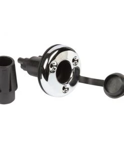 WEST MARINE Replacement Pole Light Base Black Nylon with Stainless Cover