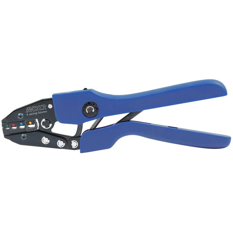 ANCOR Double Crimp Ratcheting Wire Terminal Crimper 1 ANCOR Double Crimp Ratcheting Wire Terminal Crimper