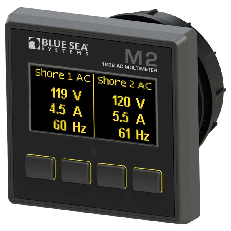 BLUE SEA SYSTEMS M2 AC Multimeter 1 BLUE SEA SYSTEMS M2 AC Multimeter