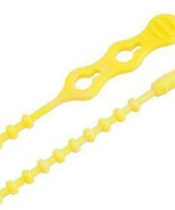 ANCOR 8" Yellow Beaded Cable Ties Pack of 15
