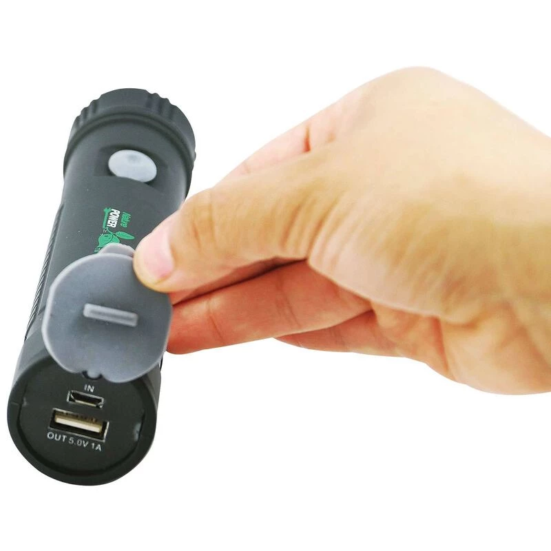 NATURE POWER Rechargeable LED Flashlight with Li-Ion Power Bank 4 NATURE POWER Rechargeable LED Flashlight with Li-Ion Power Bank - Image 4