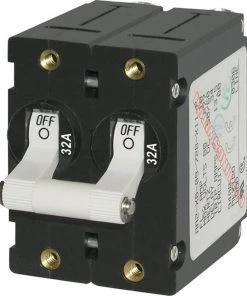 BLUE SEA SYSTEMS A-Series Double Pole White Toggle Circuit Breakers -Marine Electrical sale 16931958 LRG