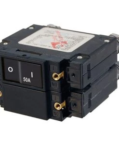 BLUE SEA SYSTEMS C-Series Double Pole Flat Rocker Circuit Breakers -Marine Electrical sale 16932105 LRG