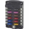 BLUE SEA SYSTEMS ST Blade Fuse Block, 12 Circuits