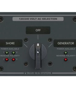 BLUE SEA SYSTEMS AC Source Selection Rotary Switch Panels -Marine Electrical sale 16933111 1500.07092018030002