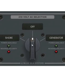 BLUE SEA SYSTEMS AC Source Selection Rotary Switch Panels -Marine Electrical sale 16933129 1500.07092018030005