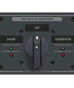 BLUE SEA SYSTEMS AC Source Selection Rotary Switch Panels -Marine Electrical sale 16933145 1500.07092018030012