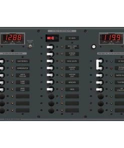 BLUE SEA SYSTEMS 6-Position AC Main/18-Position DC Main, European