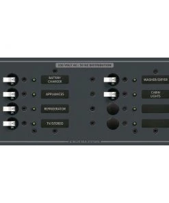 BLUE SEA SYSTEMS 8-Position AC Panel