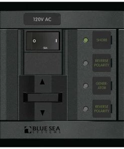 BLUE SEA SYSTEMS 120V AC Panel, 2 Sources