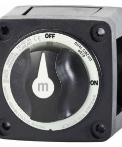 BLUE SEA SYSTEMS m-Series Mini Dual Circuit Battery Switch