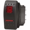 BLUE SEA SYSTEMS Contura II Switch DPDT, Black - On-On