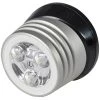 LUMITEC LIGHTING Zephyr LED Spreader/Deck Light, Brushed Black Base, White Non-Dimming